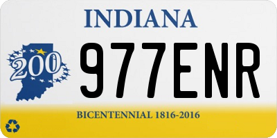 IN license plate 977ENR