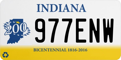 IN license plate 977ENW