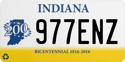 IN license plate 977ENZ