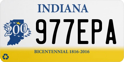 IN license plate 977EPA