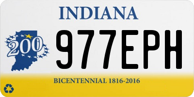 IN license plate 977EPH