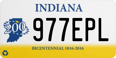 IN license plate 977EPL