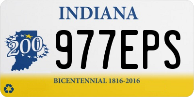 IN license plate 977EPS