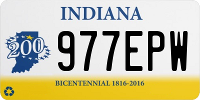 IN license plate 977EPW