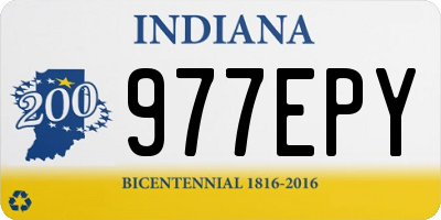 IN license plate 977EPY