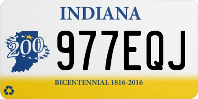 IN license plate 977EQJ