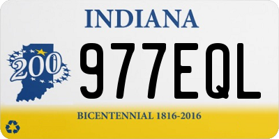 IN license plate 977EQL
