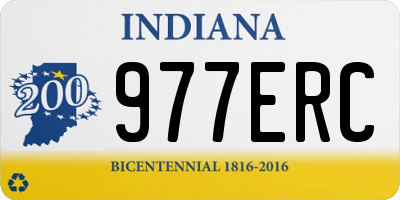IN license plate 977ERC