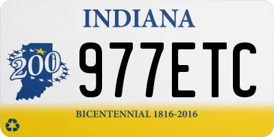 IN license plate 977ETC