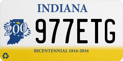 IN license plate 977ETG