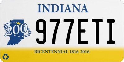 IN license plate 977ETI