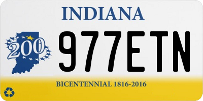 IN license plate 977ETN