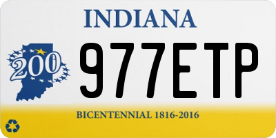 IN license plate 977ETP