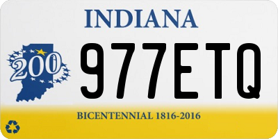 IN license plate 977ETQ