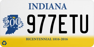 IN license plate 977ETU