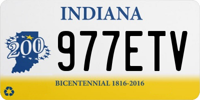 IN license plate 977ETV