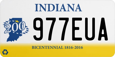 IN license plate 977EUA