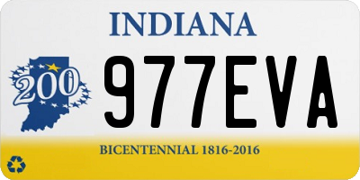 IN license plate 977EVA