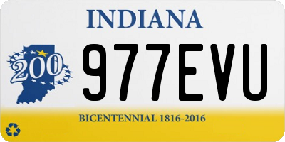 IN license plate 977EVU