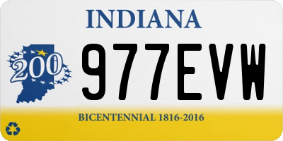 IN license plate 977EVW