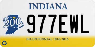 IN license plate 977EWL
