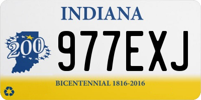 IN license plate 977EXJ