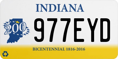 IN license plate 977EYD
