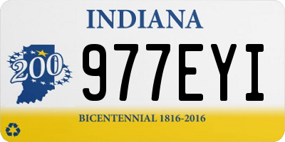 IN license plate 977EYI