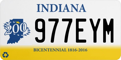 IN license plate 977EYM