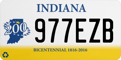 IN license plate 977EZB
