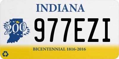IN license plate 977EZI