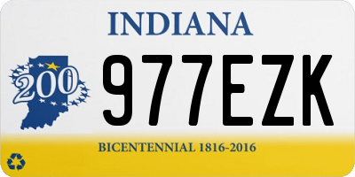 IN license plate 977EZK