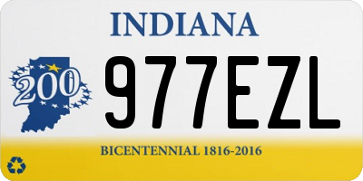 IN license plate 977EZL