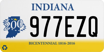 IN license plate 977EZQ