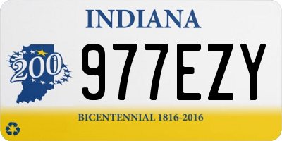 IN license plate 977EZY