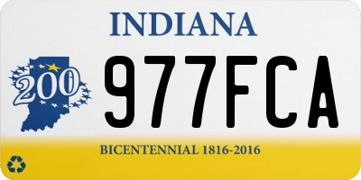 IN license plate 977FCA