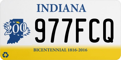 IN license plate 977FCQ
