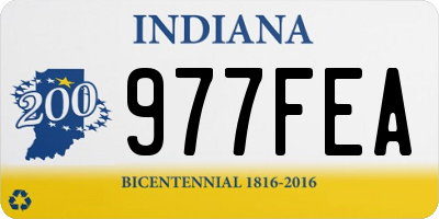 IN license plate 977FEA