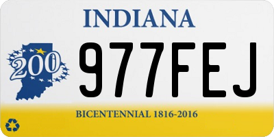IN license plate 977FEJ