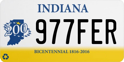 IN license plate 977FER