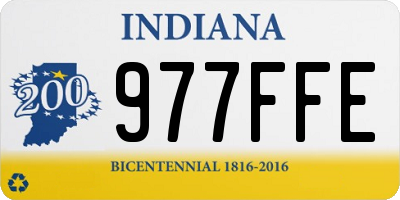 IN license plate 977FFE
