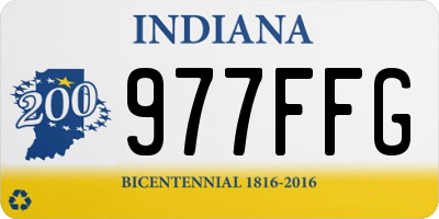 IN license plate 977FFG