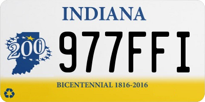 IN license plate 977FFI