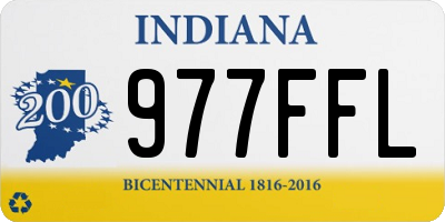 IN license plate 977FFL