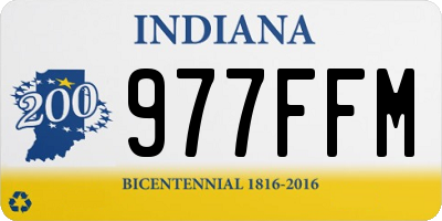 IN license plate 977FFM