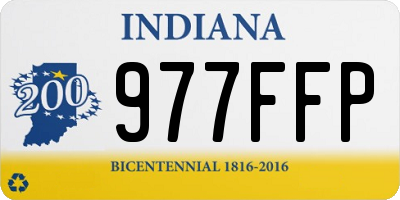 IN license plate 977FFP