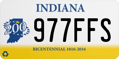 IN license plate 977FFS