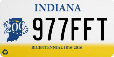 IN license plate 977FFT