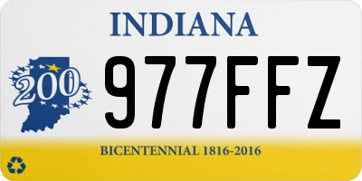 IN license plate 977FFZ