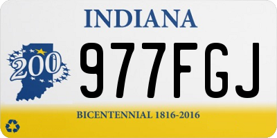 IN license plate 977FGJ
